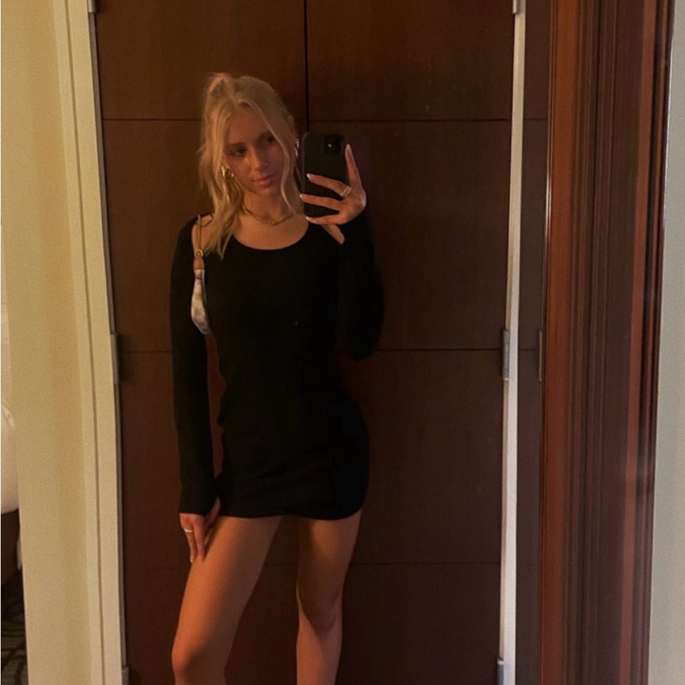 Elegant Black Mini Dress
